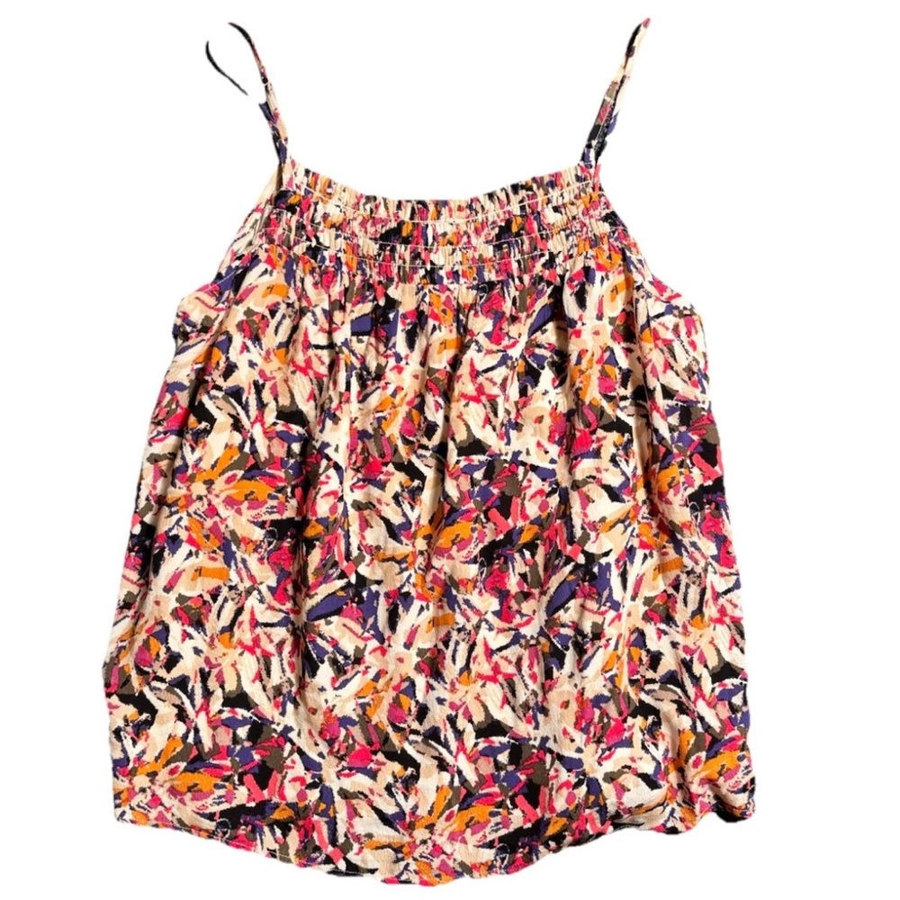 Evereve Multicolor Abstract Print Women's Top Cami NWT - Picture 2 of 10